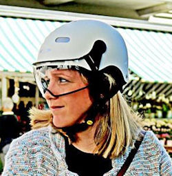 cp e bike helm - beste fietshelm met vizier voor brildragers