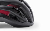 MET trenta mips black zwart rood racefiets helm - racefiets helm van 225 gram - detail 4