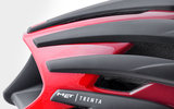 MET trenta mips black zwart rood racefiets helm - racefiets helm van 225 gram detail 5