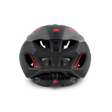 MET rivale black shaded red zwart rood race fiets helm - zeer lichte racefiets helm achter