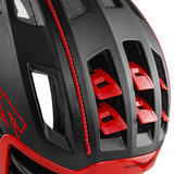 casco speedairo 2 zwart-rood race fiets helm - beste racefietshelm schaatshelm -  achter