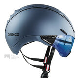 casco roadster blauw e bike helm met vizier 04.3618.U