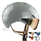 casco roadster grijs e bike helm met vizier carbonic multilayer 04.3618.U