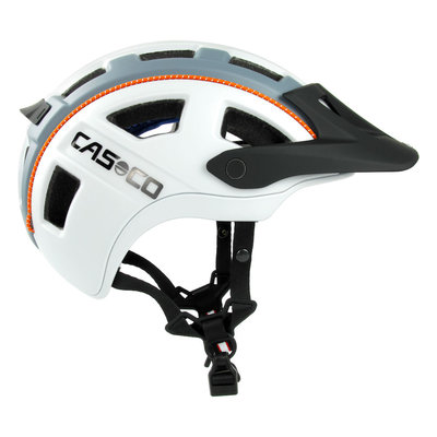 Casco MTBE 2 wit grijs mtb helm - trendy mountainbike helm - heerlijke pasvorm