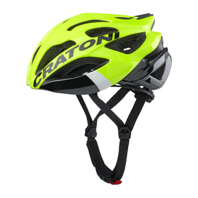 racefiets helm - Cratoni C-Bolt Geel Neon 56-59cm - beste fietshelm in wielrenhelm test !