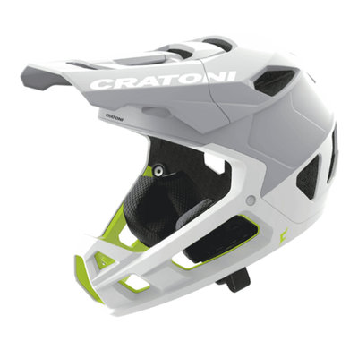 cratoni Interceptor 2.0 wit mat - mtb helm full face - Super Licht & Veilig - keuze uit 3 varianten!