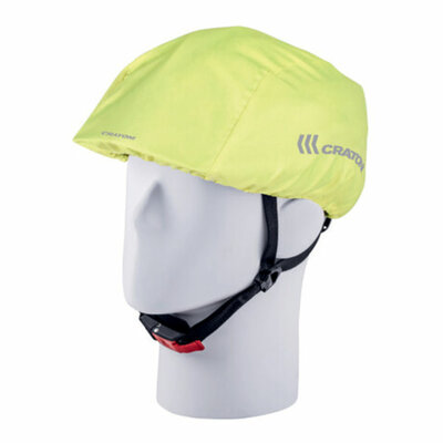 Cratoni regenhoes fietshelm geel - Beschermd tegen regen, wind en kou