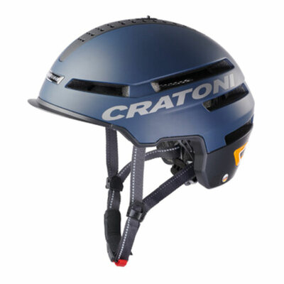 Cratoni Smartride 1.2 blauw - Pedelec helm met Speakers, Verlichting en App - Kan met Vizier!