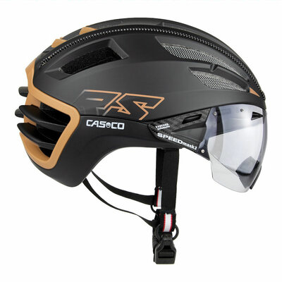 Casco SPEEDAIRO 2 RS Amber Fury - Vautron (☁/☀) vizier - Schaatshelm & Racefietshelm