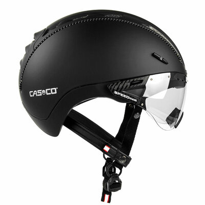 Casco Roadster Plus zwart e bike helm - Fietshelm met Vizier