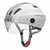 Cratoni Evo white silver shiny 57-61cm - e bike helm - Fietshelm met Vizier 
