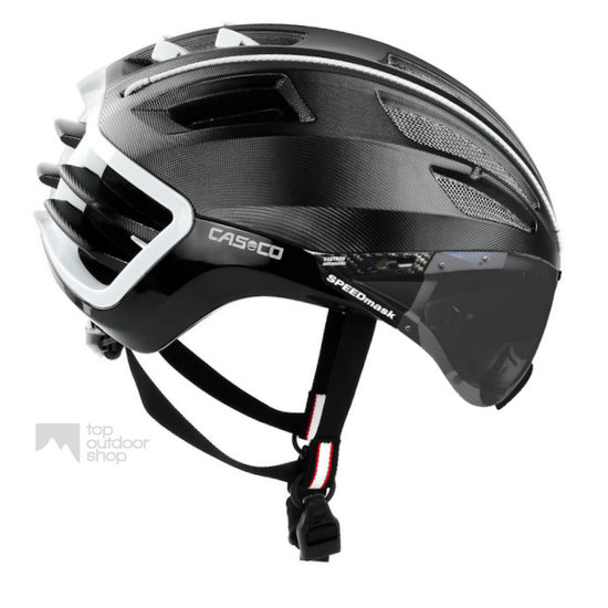 Casco Speedairo 2 zwart + anti scratch vizier - met GRATIS montage! afbeelding