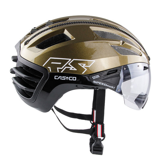 Casco SPEEDAIRO 2 RS bruin met Vautron (☁/☀) vizier - Schaatshelm & Racefietshelm