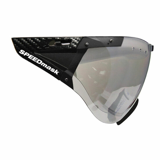 Casco Speedmask Carbonic clear silver vizier - Voor Roadster en Speedairo - 04.5029.U - Cat. 1 (☁) afbeelding