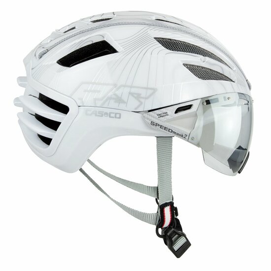 Casco SPEEDAIRO 2 RS Pure Motion weiss Vautron (☁/☀) vizier - Racefietshelm en Schaatshelm afbeelding