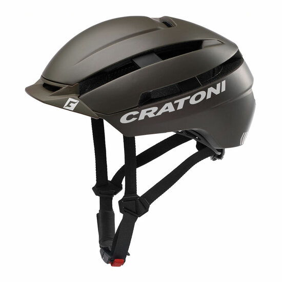 Cratoni C-Loom 2.0 brown mat e-bike helm - Maat 52-57 cm - Fietshelm met verlichting afbeelding