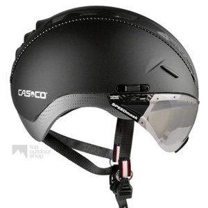 casco roadster zwart e bike helm met vizier 04.5014.U