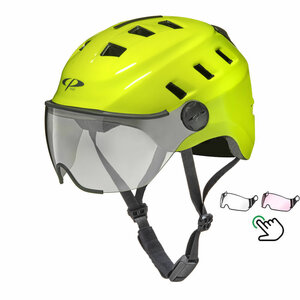 CP Chimo fluo geel - speed pedelec helm